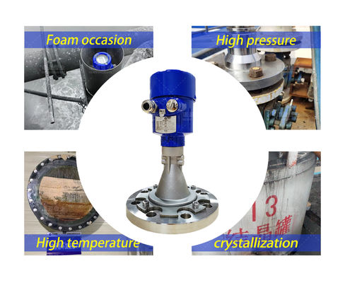 अच्छी कीमत NYRD-PB-B ±3mm सटीकता टैंक तरल पदार्थों और ठोस कणों के लिए उच्च सटीकता रडार पानी स्तर सेंसर रडार स्तर गेज ऑनलाइन