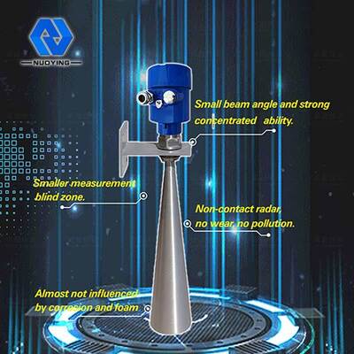 अच्छी कीमत संपर्क रहित रडार लेवल गेज 26Ghz रडार लेवल ट्रांसमीटर 4-20 MA 26g रडार तरल स्तर सेंसर ऑनलाइन