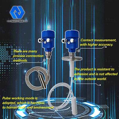 अच्छी कीमत NYRD-701 30m संपर्क योग्य निर्देशित तरंग रडार स्तर मीटर के लिए मजबूत संक्षारण तरल ऑनलाइन