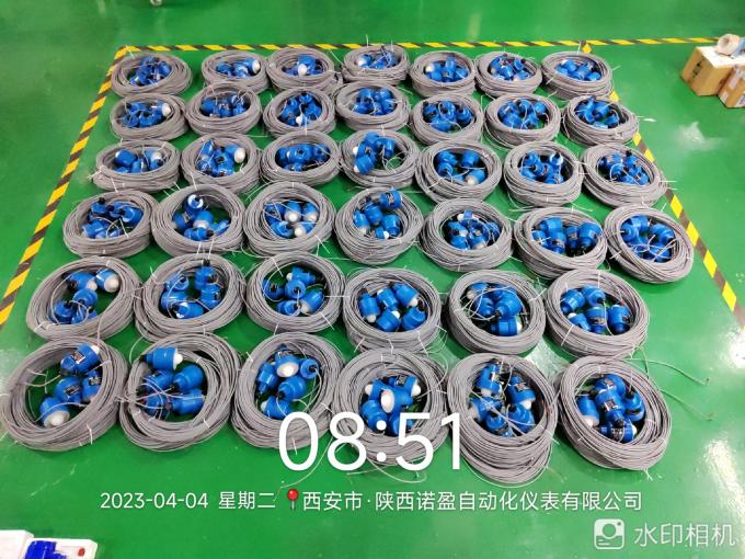 ब्लूटूथ NYRD-901 औद्योगिक 80GHz रडार स्तर ट्रांसमीटर 4-20mA आउटपुट के लिए तरल एल्यूमीनियम धागा स्थापित 1