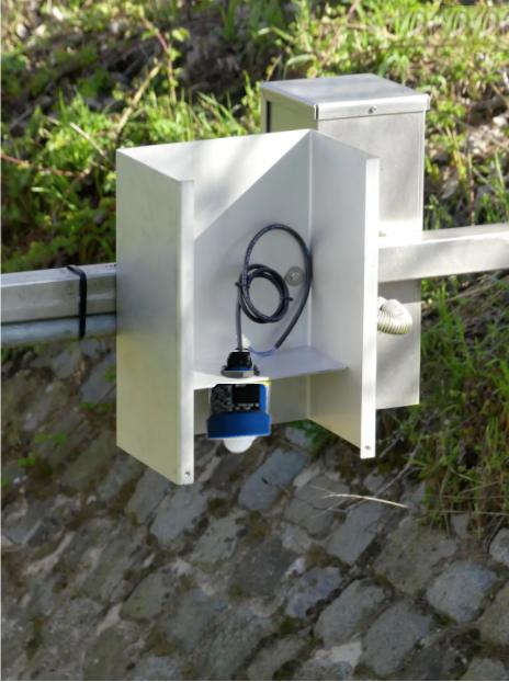 ब्लूटूथ NYRD-901 औद्योगिक 80GHz रडार स्तर ट्रांसमीटर 4-20mA आउटपुट के लिए तरल एल्यूमीनियम धागा स्थापित 2