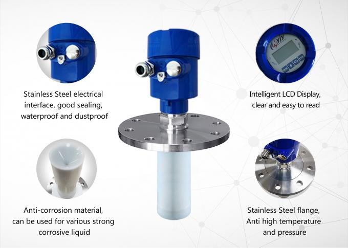 सैनिटरी प्रकार के तरल भंडारण टैंक के लिए 26GHz रडार स्तर मीटर 2