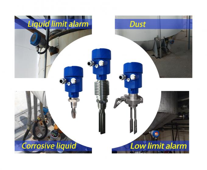 विशिष्ट तरल स्तर आवश्यकताओं और अनुप्रयोगों के लिए अनुकूलन योग्य ट्यूनिंग फोर्क स्तर स्विच 3